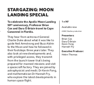 Stargazing Moon Landing Special Synopsis